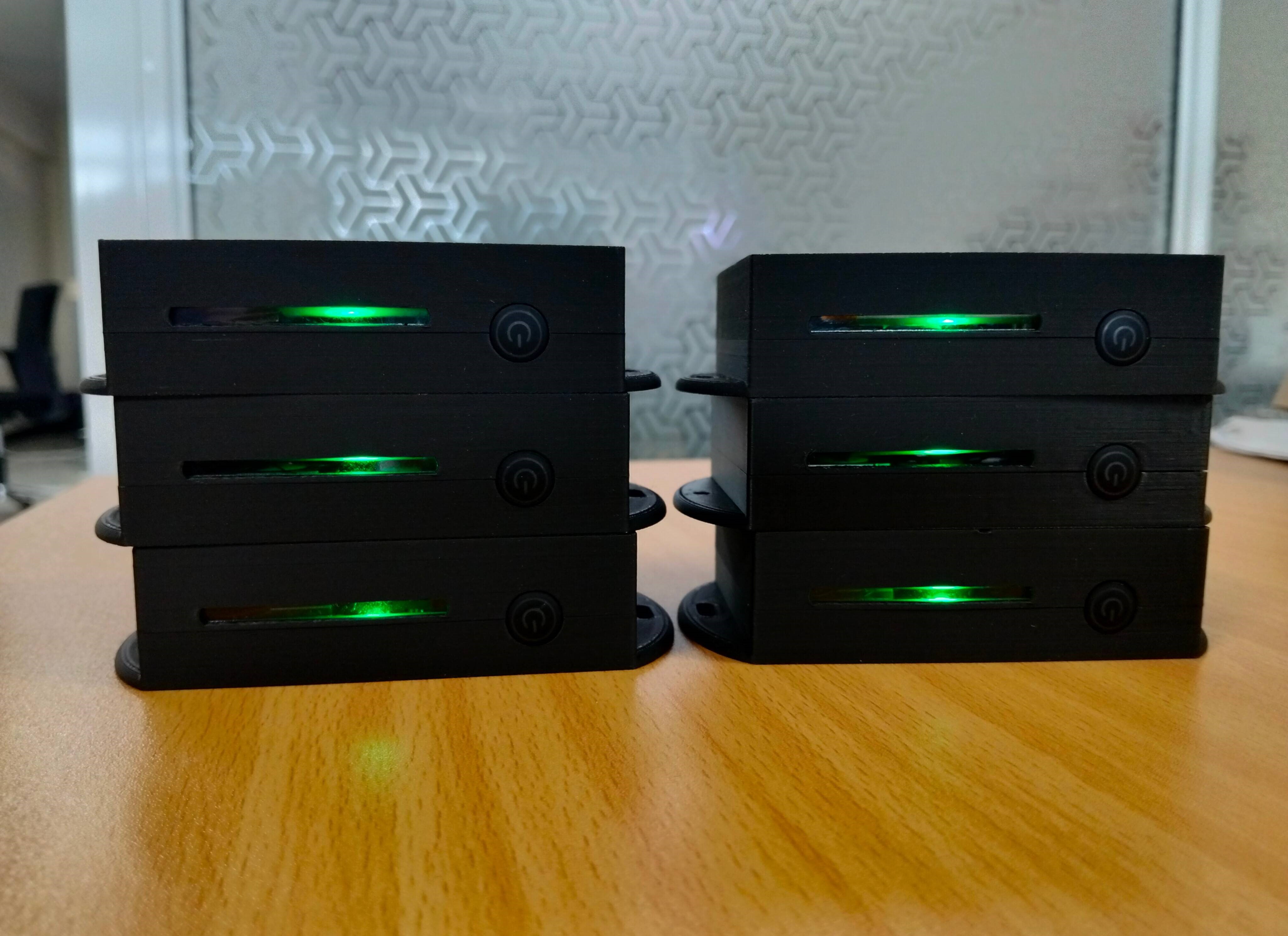 Stacked Beehappy Devices