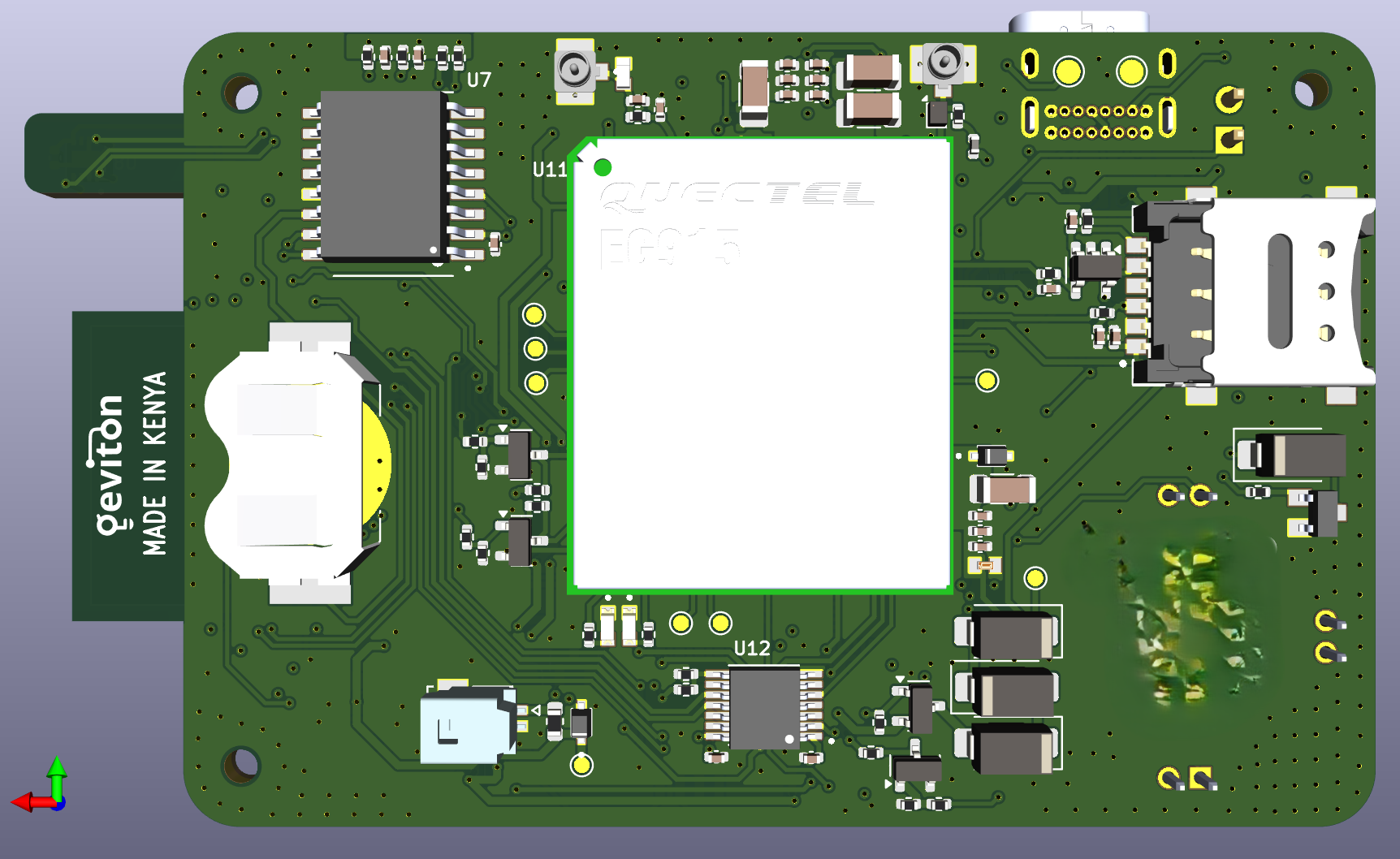 HewaSense Sensor Board Back