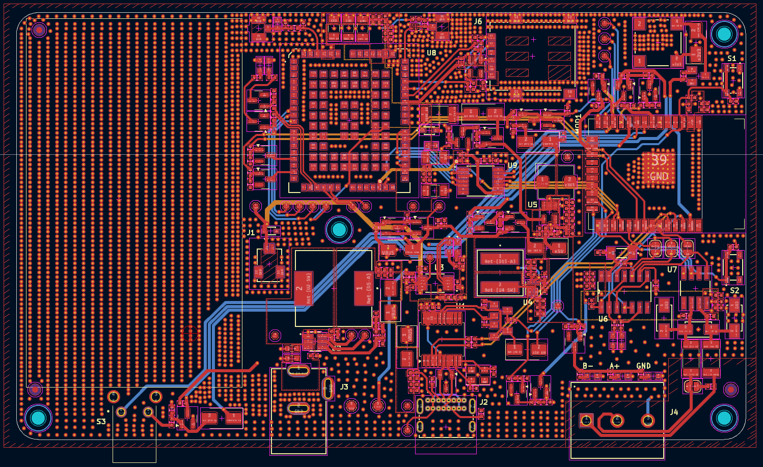 Hub PCB design