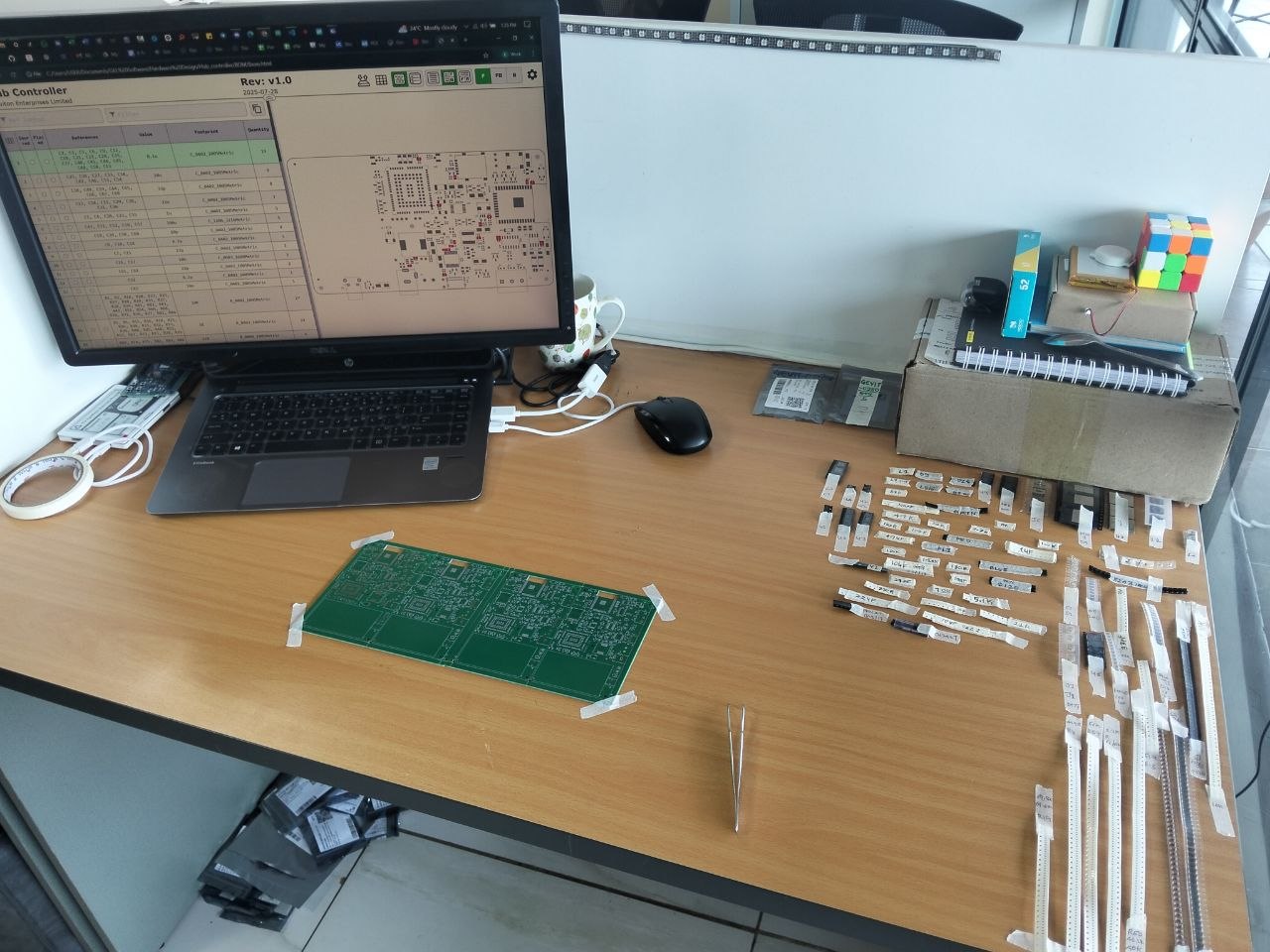 Hand assembly process