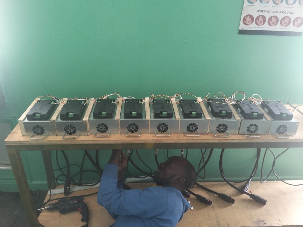 Hub installation in Kisii