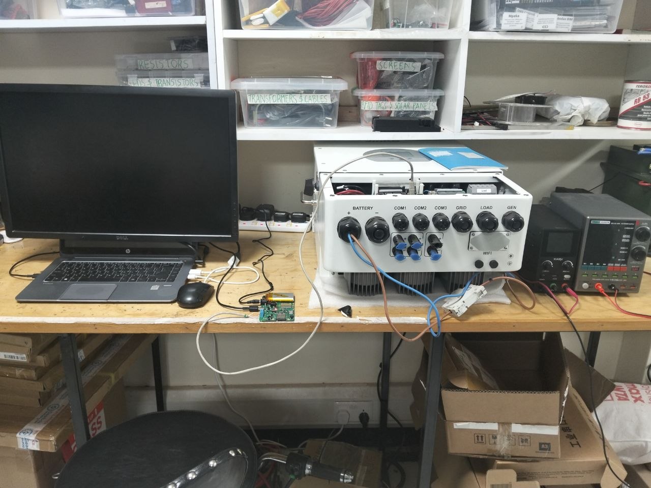 Jinko Setup Test Bench